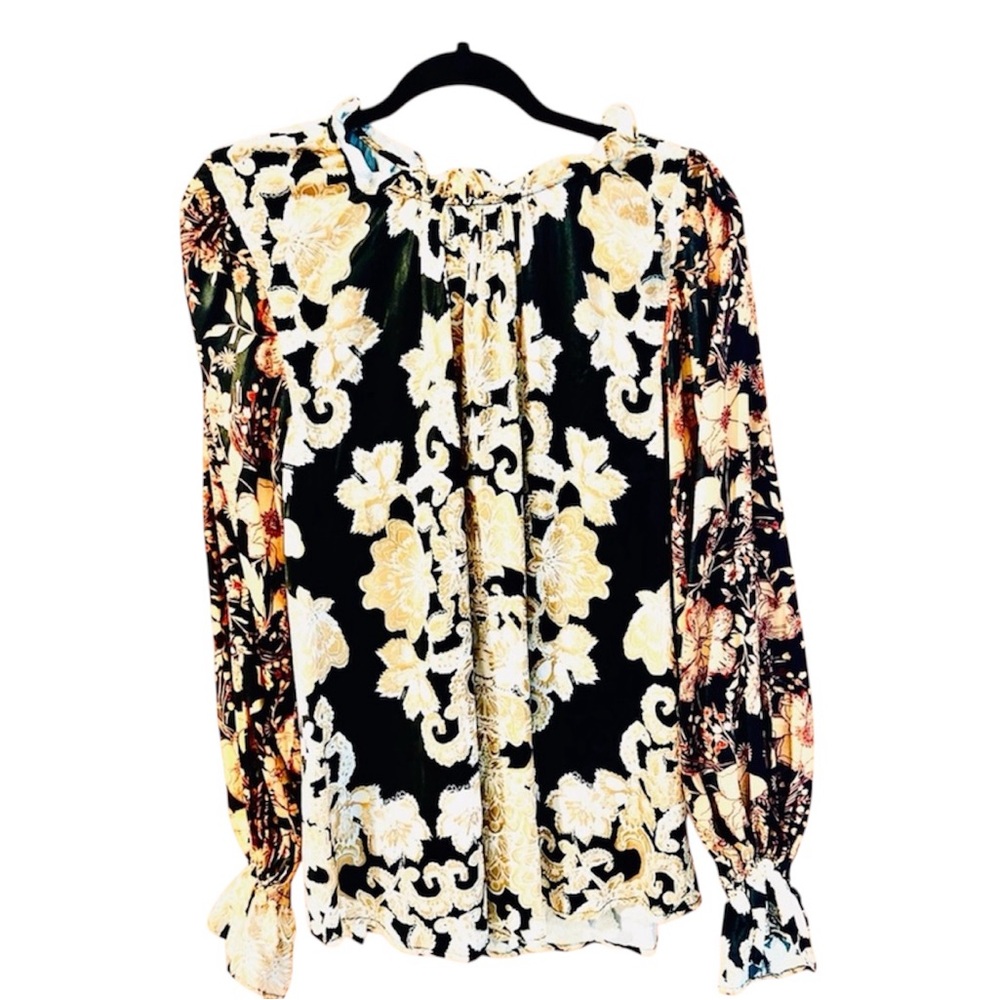 NWOT FREE PEOPLE TUNIC BLOUSE XS ,FIT S and M oversized - Picture 2 of 6